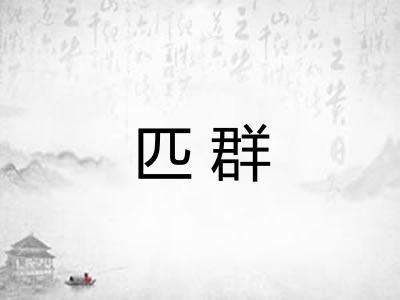 匹群