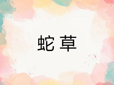 蛇草