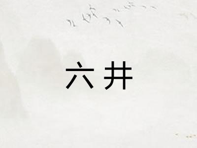 六井