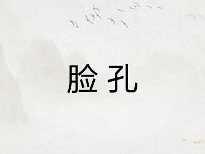 脸孔
