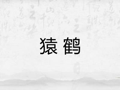 猿鹤