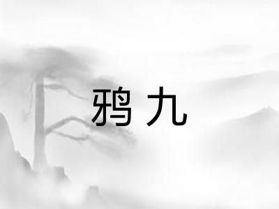 鸦九