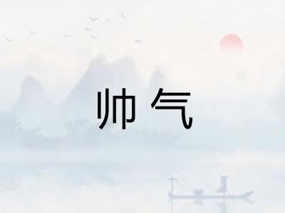 帅气