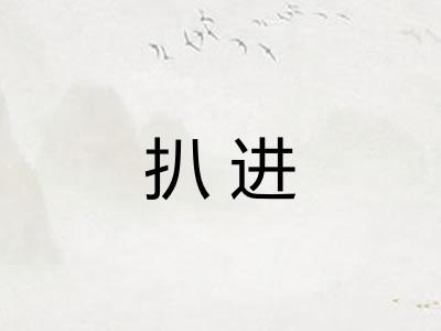 扒进