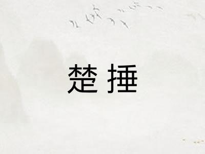 楚捶