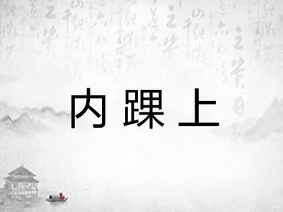 内踝上