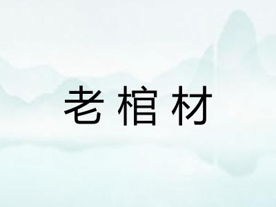 老棺材