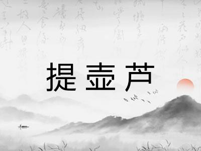 提壶芦
