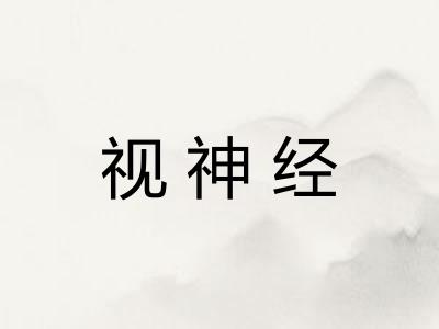 视神经