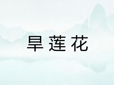 旱莲花