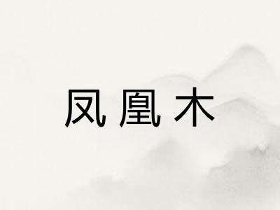 凤凰木