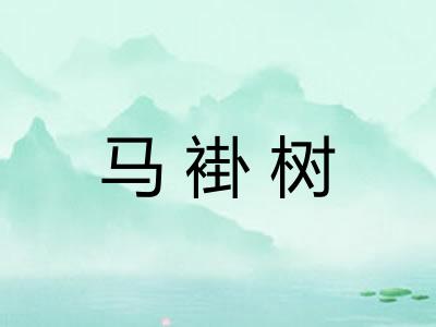 马褂树