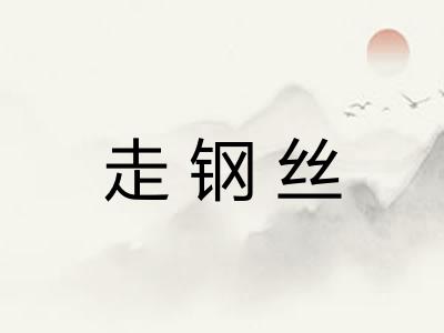 走钢丝