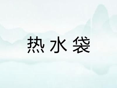 热水袋