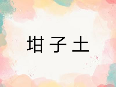 坩子土