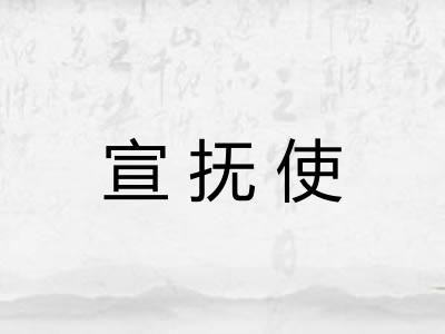 宣抚使