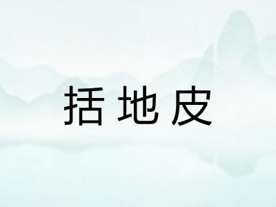 括地皮