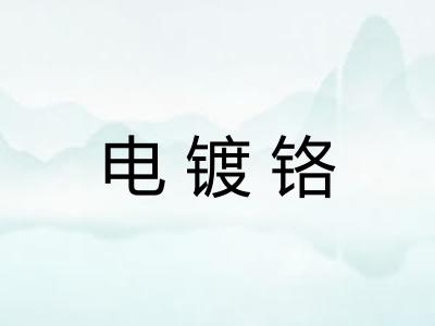电镀铬 电镀铬