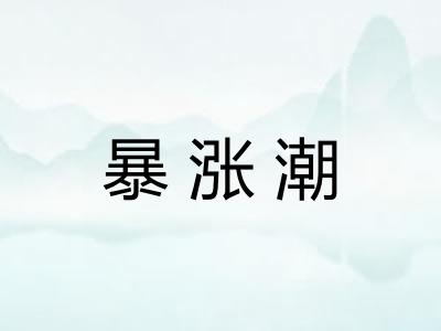 暴涨潮