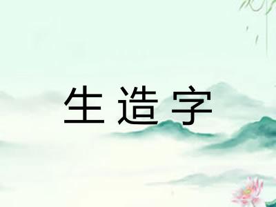 生造字