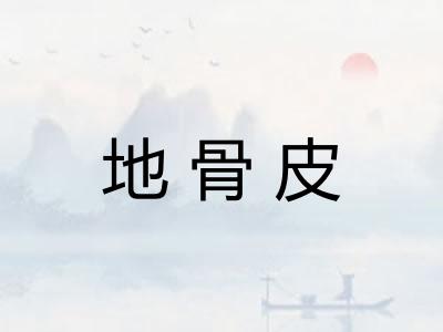地骨皮
