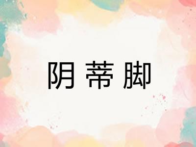 阴蒂脚