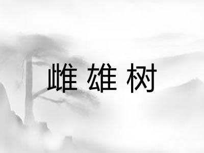 雌雄树