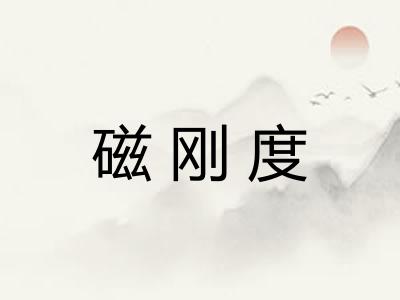 磁刚度