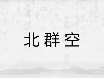 北群空