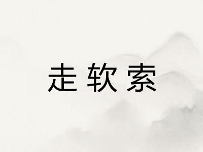走软索