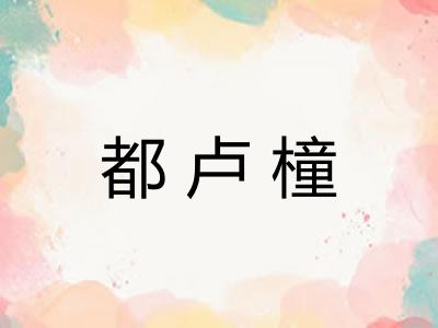 都卢橦