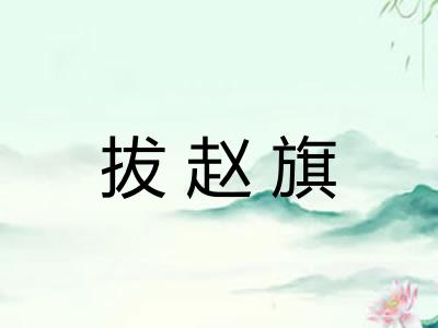拔赵旗
