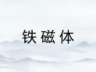 铁磁体