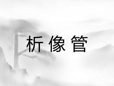 析像管