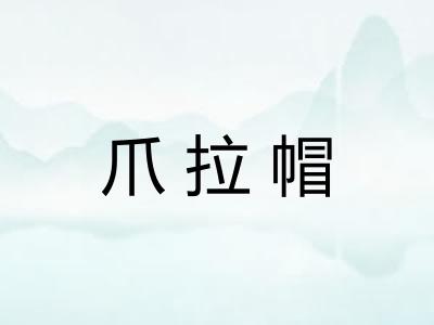 爪拉帽