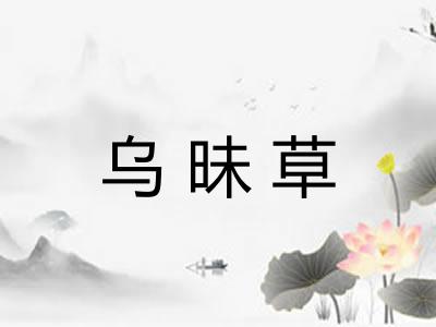 乌昧草
