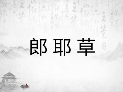 郎耶草