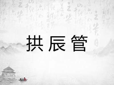 拱辰管
