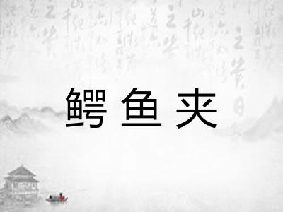 鳄鱼夹 鳄鱼夹