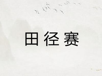 田径赛