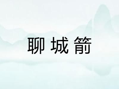 聊城箭