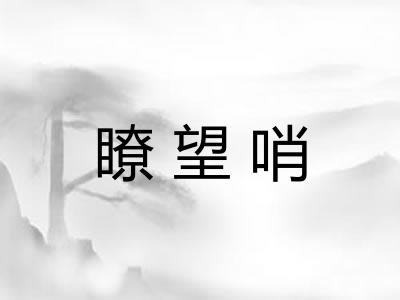 瞭望哨