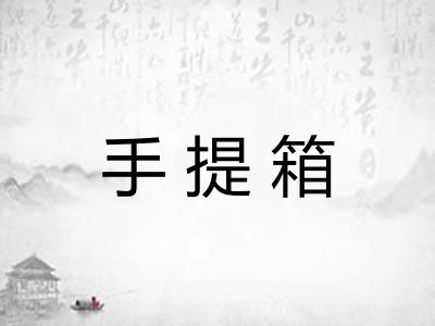 手提箱