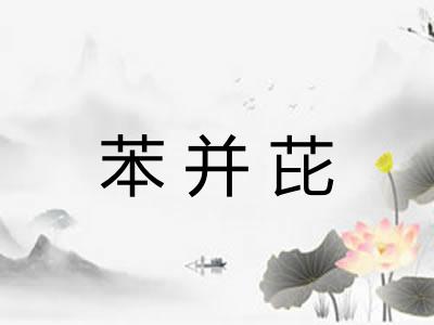苯并芘
