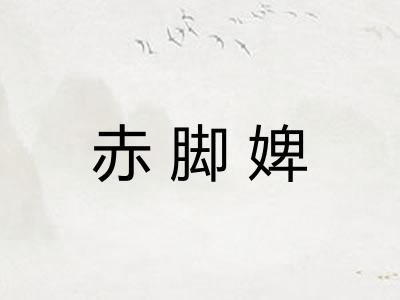 赤脚婢