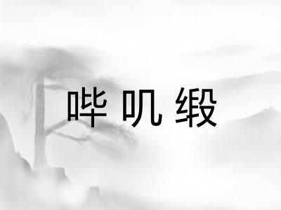 哔叽缎