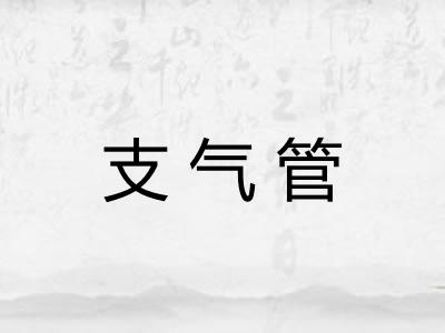 支气管