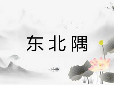 东北隅