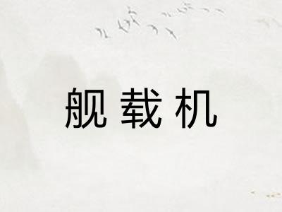 舰载机