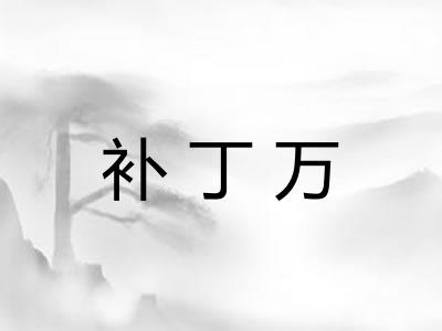补丁万